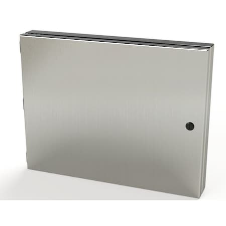 Saginaw Control & Engineering Electrical Enclosures, 14 in H, 1-1/2 in D, 18 in W, NEMA 3R, 4, 4X, 12, 13, 304 Stainless Steel SCE-HA1418SS
